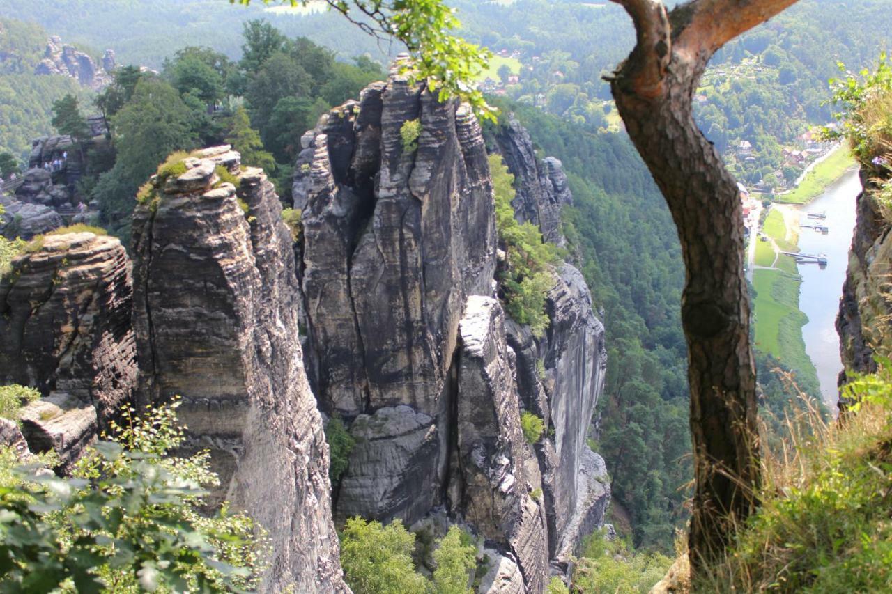 Pension Zaukeneck Bad Schandau Esterno foto