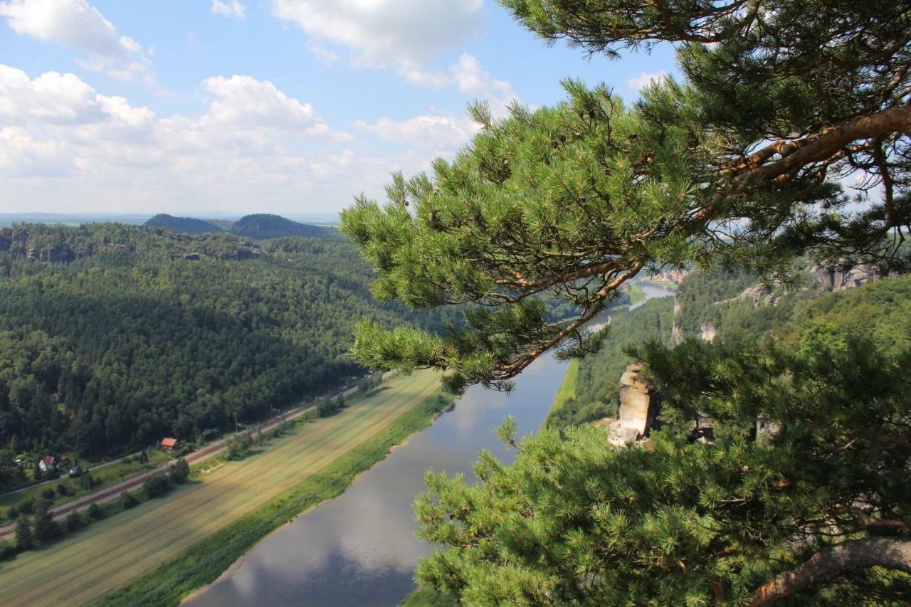Pension Zaukeneck Bad Schandau Esterno foto