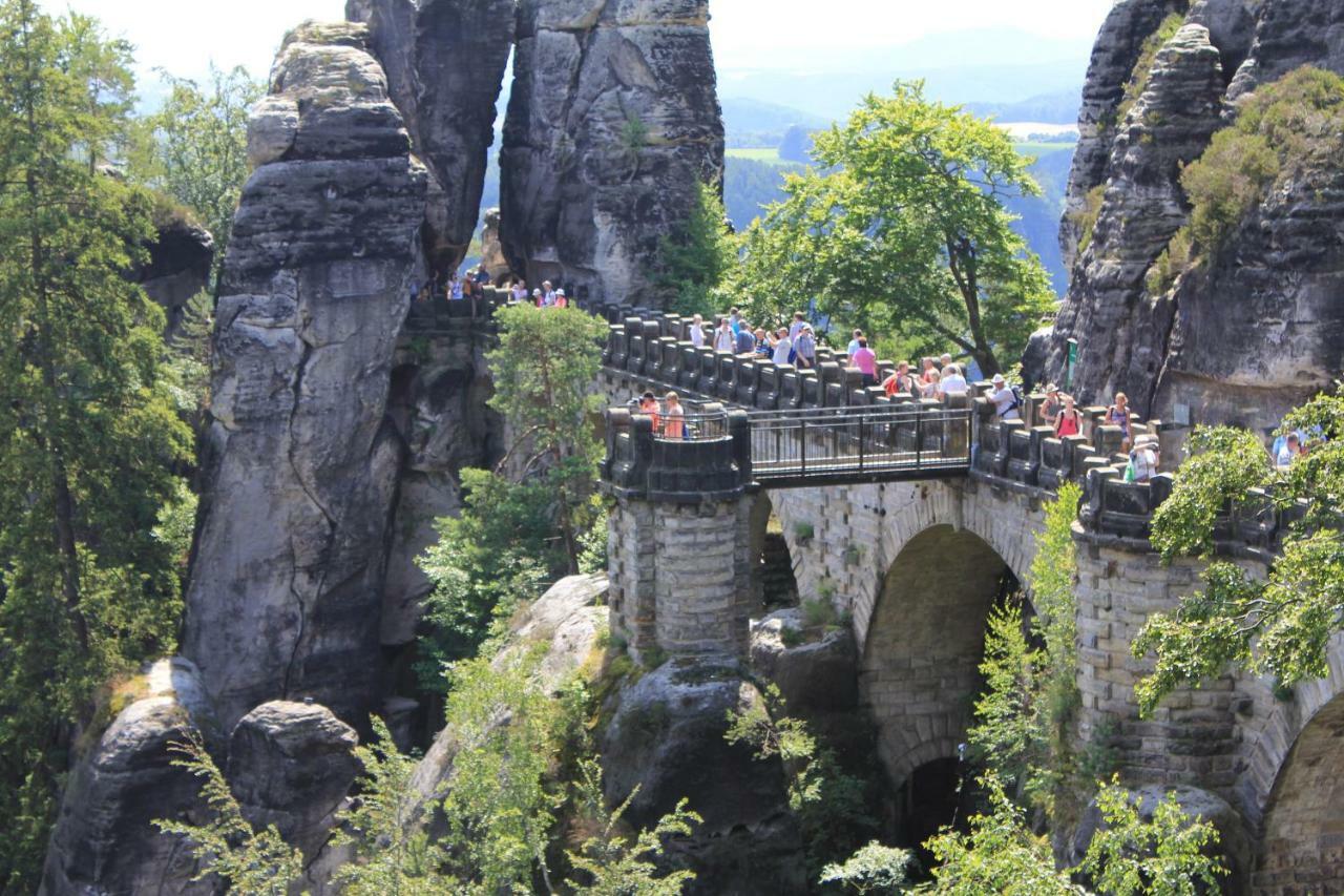 Pension Zaukeneck Bad Schandau Esterno foto